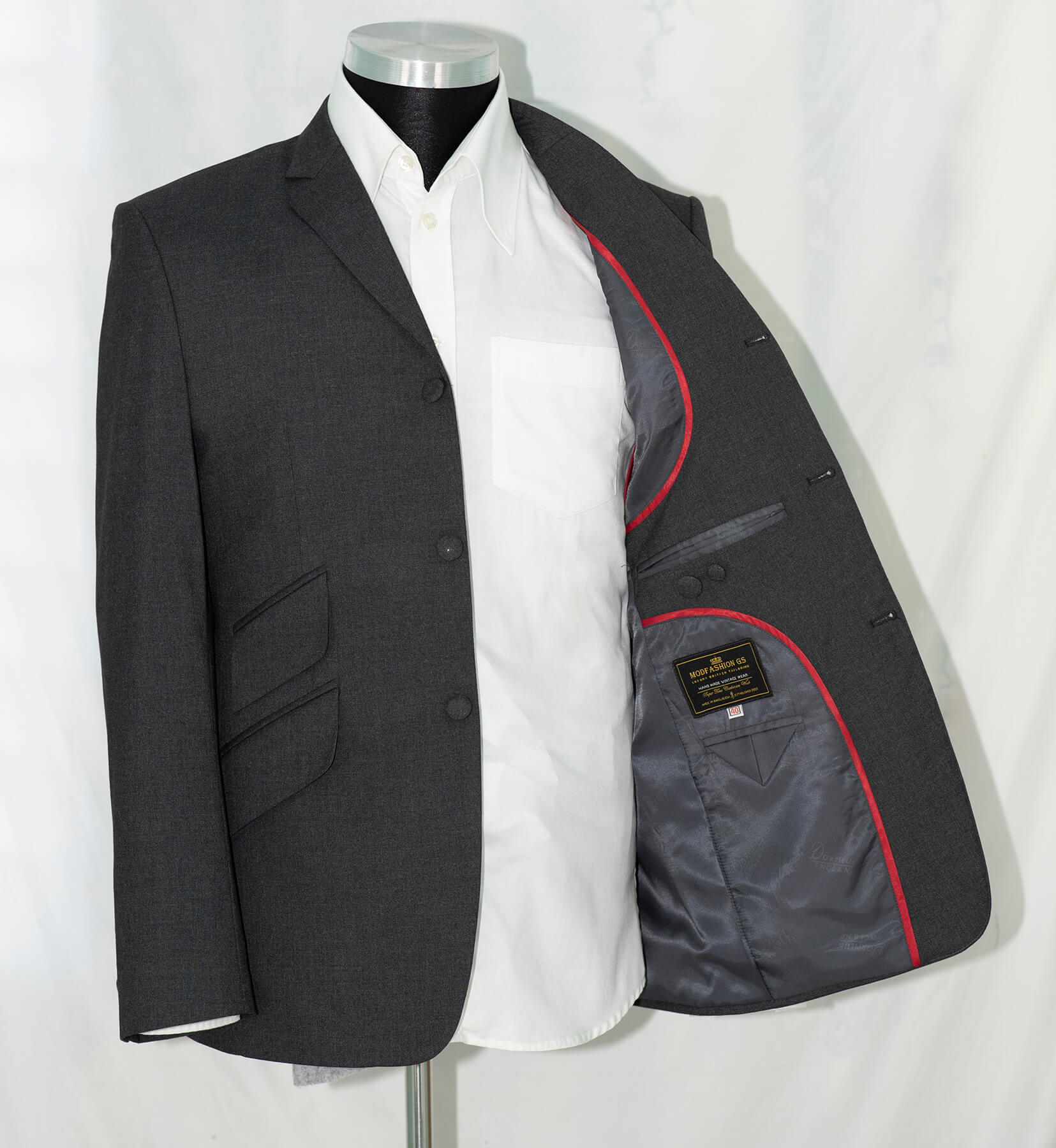 MASU 22aw NIBBLED BLAZER(CHARCOAL)セットアップ（MASU（エム