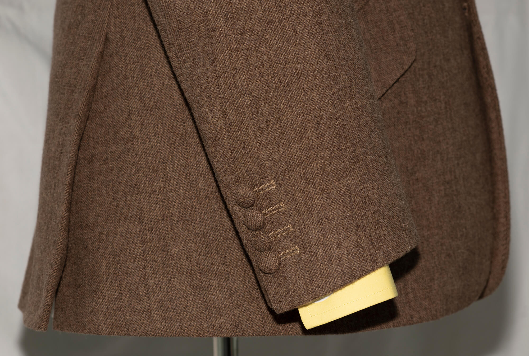 HEUGN ユーゲン MIX TWEED BROWN COAT031 HEUGN ユーゲン MIX TWEED BROWN COAT031 HEUGN (ユーゲン)/