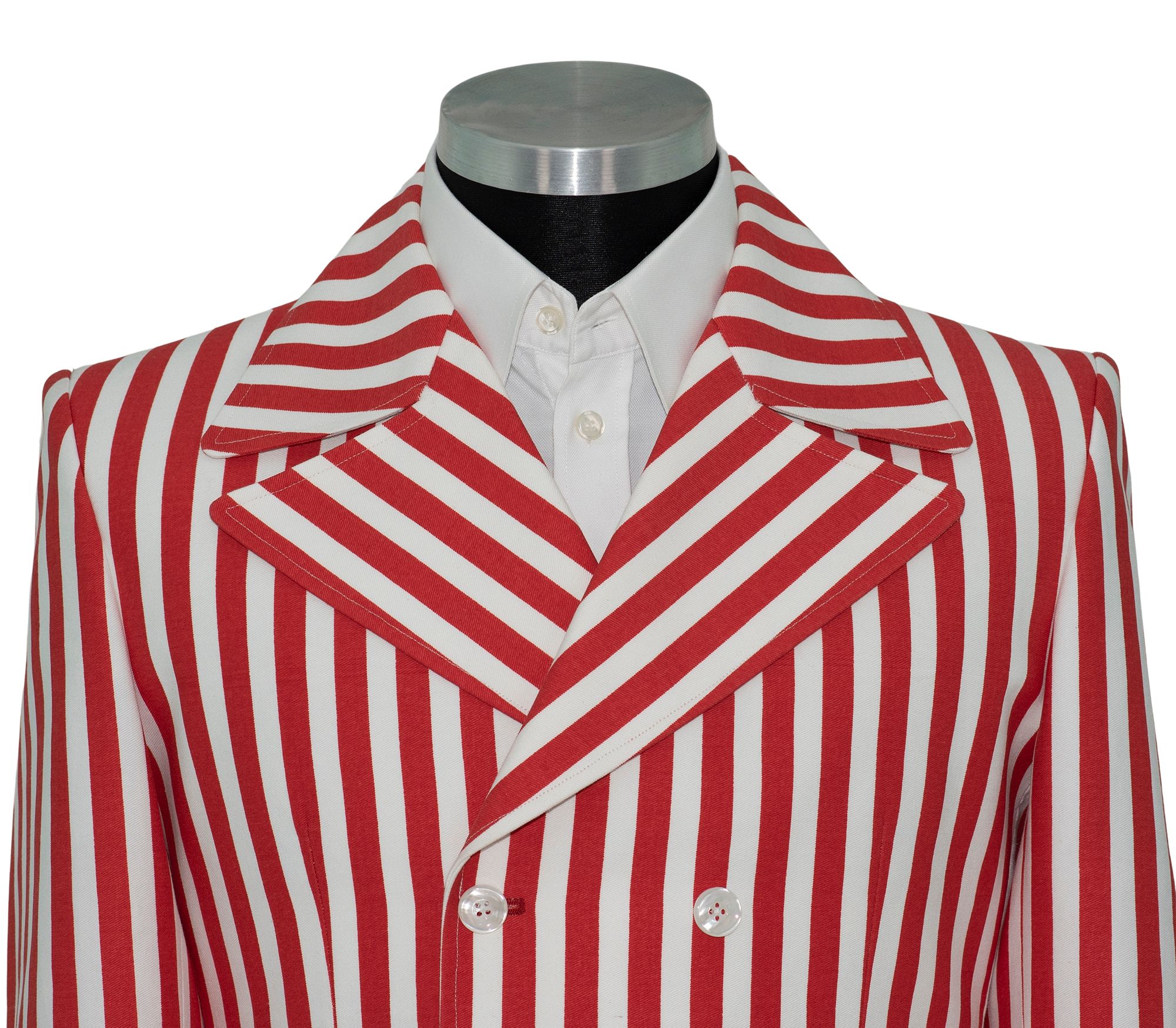 トップス TENDERLOIN STRIPE WORK SHT S/S RED M 7605-DpRdBlk-1-