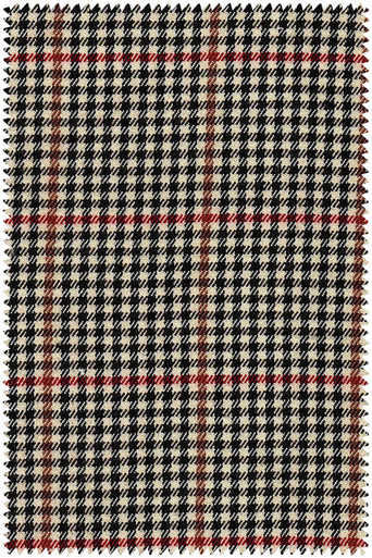 wool graph check 3 piece suit
