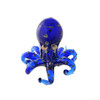 blue glass octopus smoking pipe