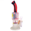 Waxmaid Crystor C 12" Silicone Water Pipe red black
