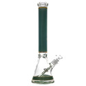 Diamond Gold Glass 18" 9mm Beaker Water Pipe