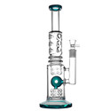 12" Straight Donut Holes Water Pipe
