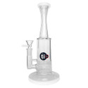 Titan 10" Stemless Honeycomb Water Pipe White