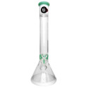 Titan 16" Ribbed Water Pipe Ocean Green front