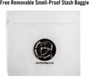 Dime Bags 14" Hard Suitcase free smell proof pouch