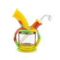 Wholesale Ooze Kettle Silicone Water Pipe rasta