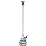 36" Fumed Glass Water Pipe