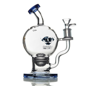 Diamond Gold Glass 6" Orb Dab Rig