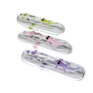 4" Glass Steam Roller Lizard Hand Pipes