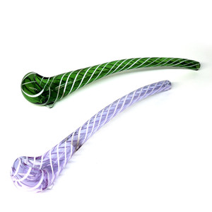 12" Sherlock Hand Pipe Striped