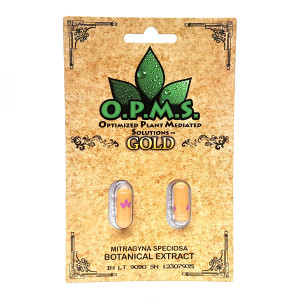 OPMS Gold Kratom Capsules - 2 Pack