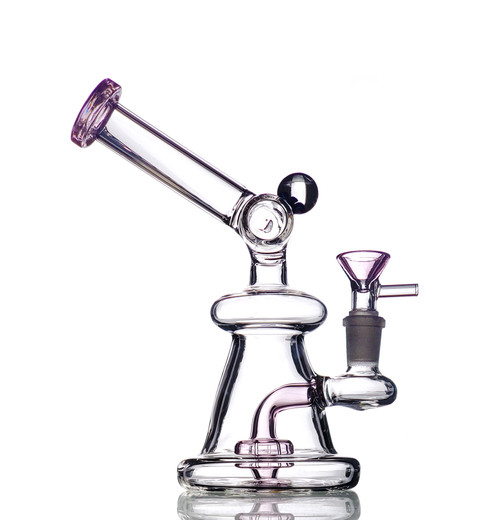 6" Glass Water Pipe Dab Rig L2069