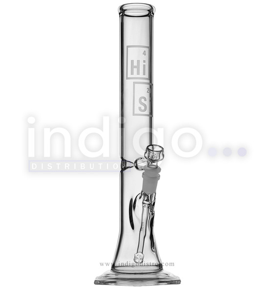 HiSi Glass 15" Straight Glass Bong S15