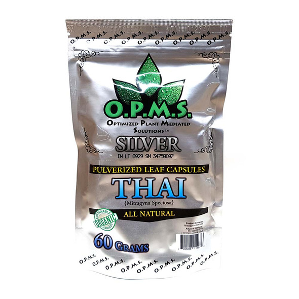 OPMS Silver Thai Kratom Capsules 60 grams