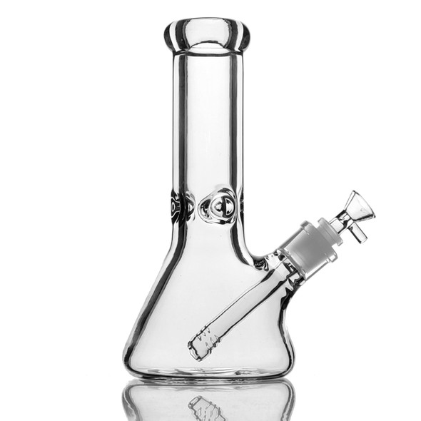 10" 9mm Clear Beaker with Ice Pinch GB-135