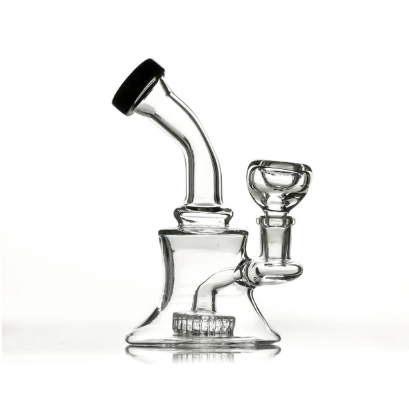 6" Mini Dab Rig with disc perc