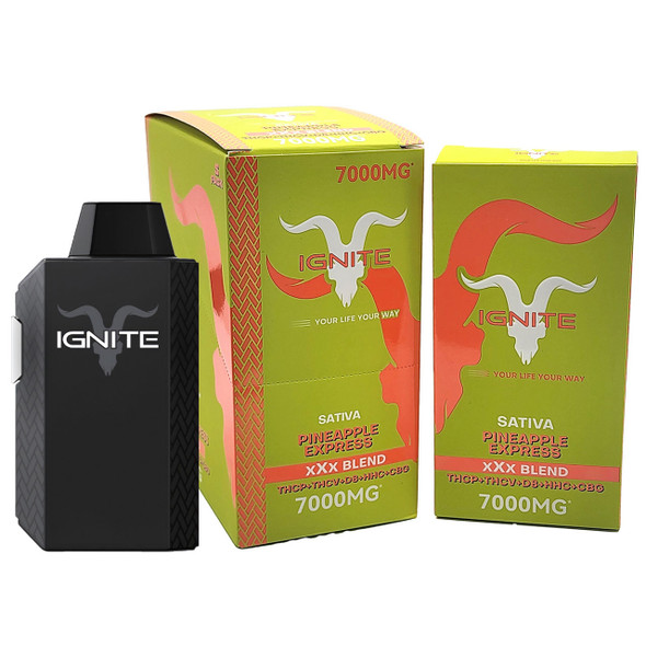 Wholesale Ignite Disposable Vapes - Liquid Diamonds, THCA Blend, XXX Blend