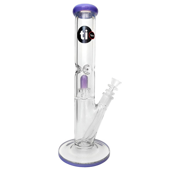 Titan 16" Water Pipe with Shower Perc Lavender