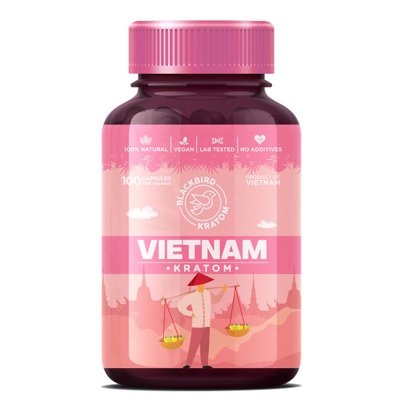 Wholesale Blackbird Vietnam Kratom Capsules