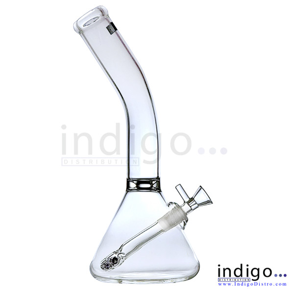 INEX Brand 12 inch BKR BNT Glass Water Pipe