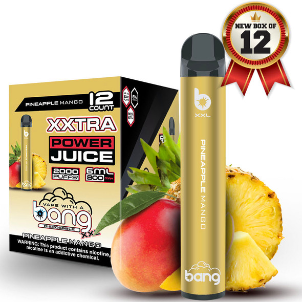 Bang Xxl Disposable Vape 2 000 Puffs Mango Guava