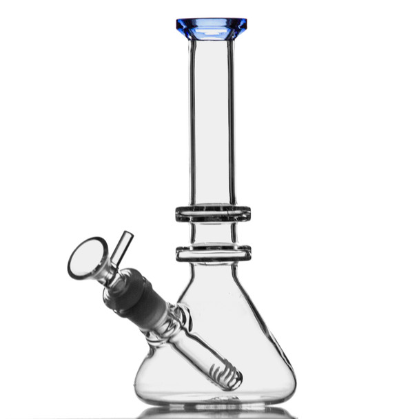 8" Beaker BK Double Ring LZ-092