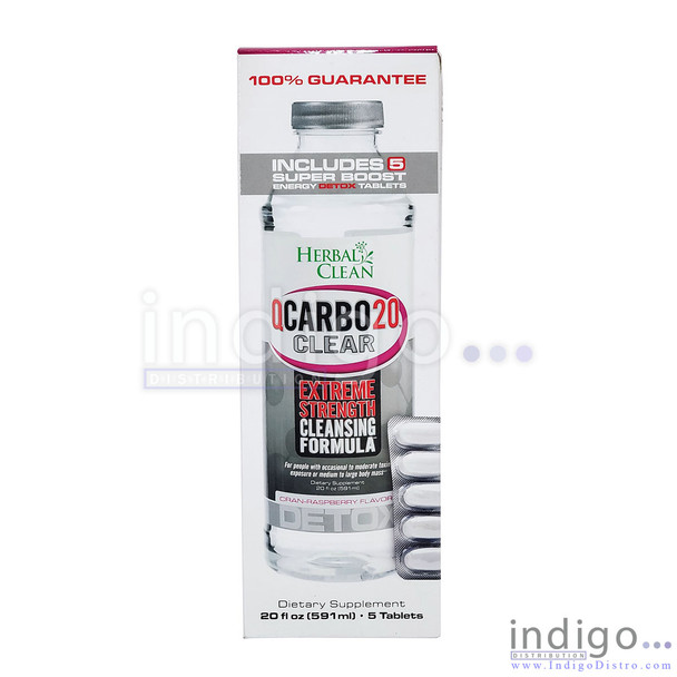 Herbal Clean QCarbo 20 Clear Extreme Strength Cleansing Formula