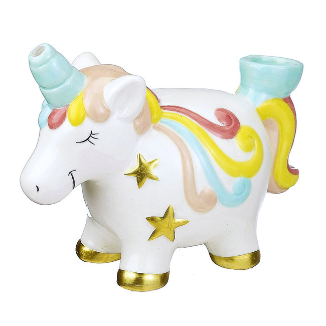 wholesale unicorn ceramic hand pipe