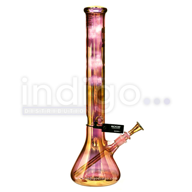 ROOR Gold Fume Beaker 18" 50x5 Water Pipe