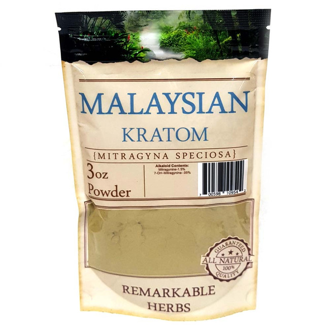 Remarkable Herbs Malaysian Kratom Powder (front)