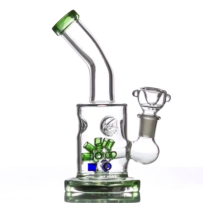 10" Coronavirus Water Pipe with Fixed Stem