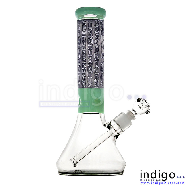 Wholesale Egyptian hieroglyphic glass water pipe