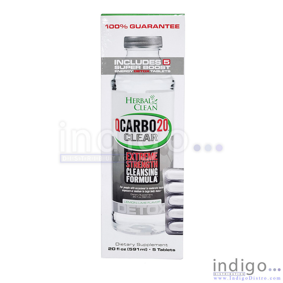 Herbal Clean QCarbo 20 Clear Extreme Strength Cleansing Formula