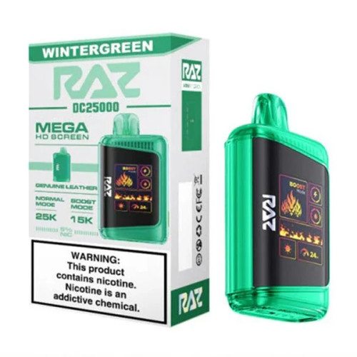 Winter Green - RAZ DC25000 DISPOSABLE VAPE 25,000 PUFFS 16ML