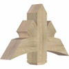 15/12 Pitch Davenport Rough Sawn Timber Gable Bracket GBW036X23X0606DAV00RDF