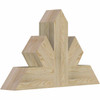 15/12 Pitch Saratoga Rough Sawn Timber Gable Bracket GBW036X23X0606SAR00RDF