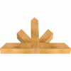 16/12 Pitch Saratoga Rough Sawn Timber Gable Bracket GBW036X24X0404SAR00RWR