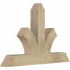 16/12 Pitch Richland Rough Sawn Timber Gable Bracket GBW036X24X0404RIC00RDF