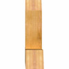 16/12 Pitch Portland Rough Sawn Timber Gable Bracket GBW036X24X0606POR00RWR