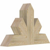 16/12 Pitch Saratoga Rough Sawn Timber Gable Bracket GBW036X24X0606SAR00RDF