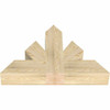 16/12 Pitch Saratoga Rough Sawn Timber Gable Bracket GBW036X24X0606SAR00RDF