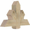 16/12 Pitch Redmond Rough Sawn Timber Gable Bracket GBW036X24X0606RED00RDF