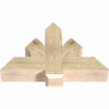 16/12 Pitch Redmond Rough Sawn Timber Gable Bracket GBW036X24X0606RED00RDF