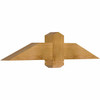 5/12 Pitch Eugene Rough Sawn Timber Gable Bracket GBW048X10X0406EUG00RWR