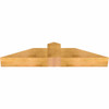 5/12 Pitch Portland Rough Sawn Timber Gable Bracket GBW048X10X0606POR00RWR