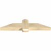 6/12 Pitch Eugene Rough Sawn Timber Gable Bracket GBW048X12X0406EUG00RDF