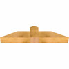 6/12 Pitch Portland Rough Sawn Timber Gable Bracket GBW048X12X0606POR00RWR