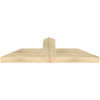 7/12 Pitch Portland Rough Sawn Timber Gable Bracket GBW048X14X0406POR00RDF